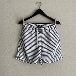 H&M striped shorts